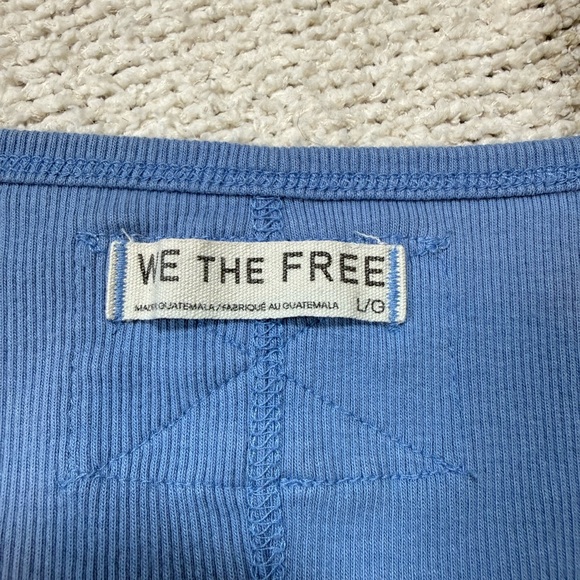 We The Free Sky Blue Tank Top. Size Large. Beautiful 🤩 - Picture 3 of 8